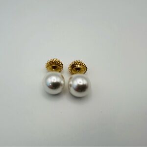 Vintage Pearl Stud Earrings